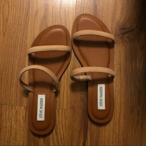Double Strap Steve Madden Sandals | Nude
